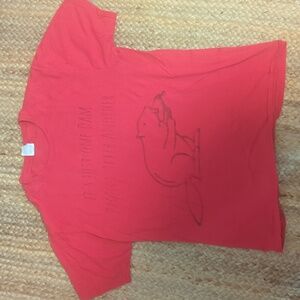 Port & Company Medium Red Shirt One Dam Project Beaver